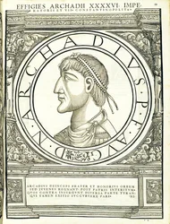 Arcadius, Illustration aus 